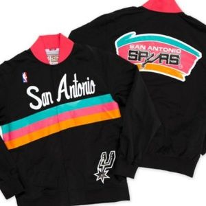 Mitchell & Ness San Antonio Spurs shooting jacket